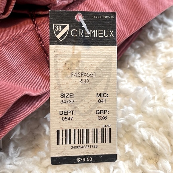Gotta go! Price reduced NWT Mens Cremieux Straight fit jeans 34x32 Tribeca - Picture 9 of 9